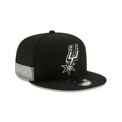 San Antonio Spurs Gorra | New Era NBA Clear Feature 9fifty Snapback Cap Mexico - Negros
